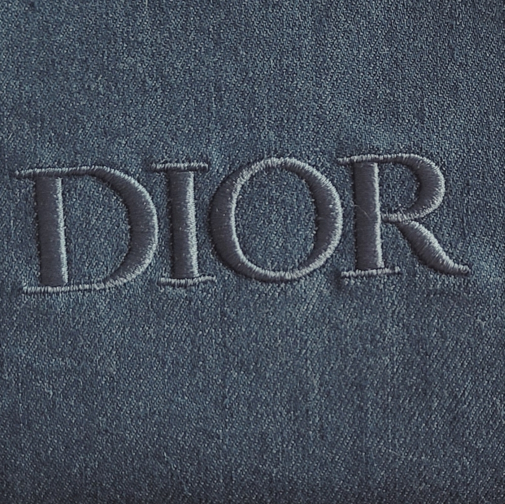 Dior Midnight Blue Denim Makeup Bag - Picture 4 of 9